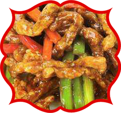 147. Crispy Shredded Beef In Sweet & Chilli Sauce